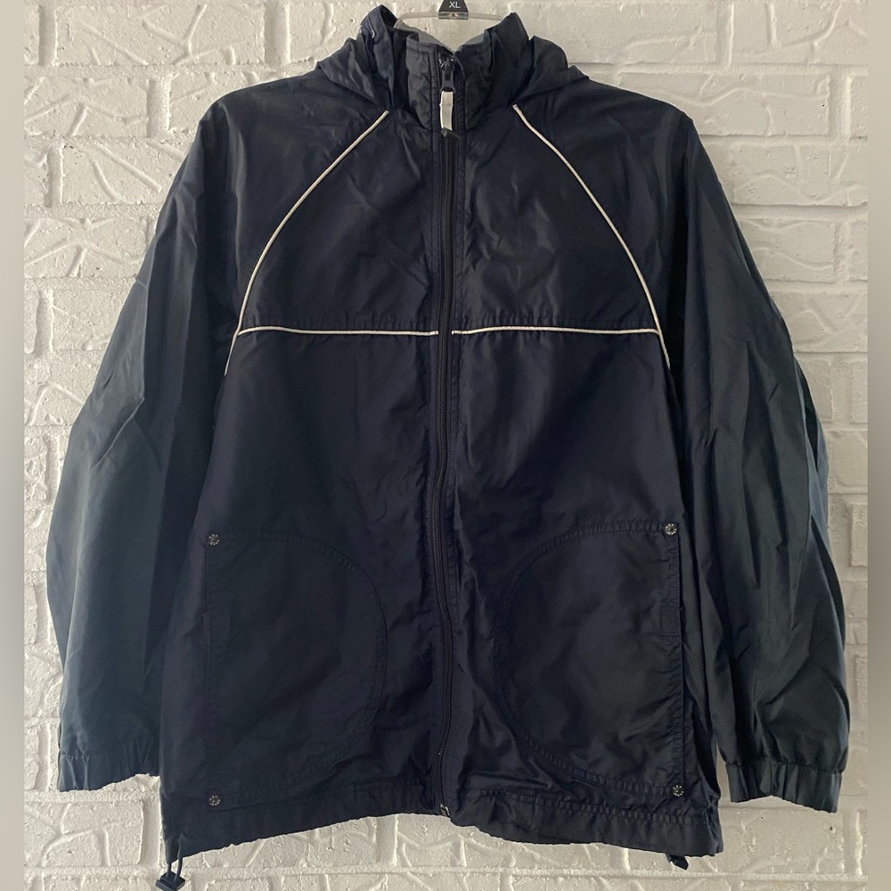 Vintage Gap Kids Windbreaker Navy Spring Summer Fall